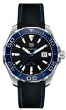  Shop Authentic Tag Heuer Aquaracer Calibre 5 Automatic Black Dial Black Nylon Strap Watch for Men - WAY201C.FC6395 - Luxxuri