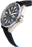  Shop Authentic Tag Heuer Aquaracer Calibre 5 Automatic Black Dial Black Nylon Strap Watch for Men - WAY201C.FC6395 - Luxxuri