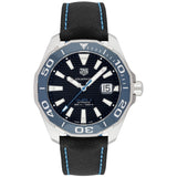  Shop Authentic Tag Heuer Aquaracer Calibre 5 Automatic Black Dial Black Nylon Strap Watch for Men - WAY201C.FC6395 - Luxxuri