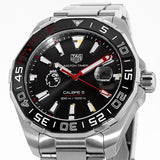  Shop Authentic Tag Heuer Aquaracer Calibre 5 Premiere League Edition Black Dial Silver Stainless Steel Watch for Men - WAY201D.BA0927 - Luxxuri