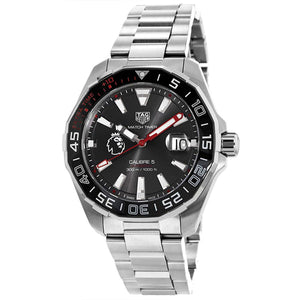  Shop Authentic Tag Heuer Aquaracer Calibre 5 Premiere League Edition Black Dial Silver Stainless Steel Watch for Men - WAY201D.BA0927 - Luxxuri
