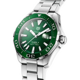  Shop Authentic Tag Heuer Aquaracer Green Dial Watch for Men - WAY201S.BA0927 - Luxxuri