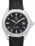 Shop Authentic Tag Heuer Aquaracer Automatic Caliber 5 Black Dial Black Rubber Strap Watch for Men - WAY2110.FT8021 - Luxxuri