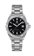  Shop Authentic Tag Heuer Aquaracer Automatic Black Dial Silver Steel Strap Watch for Men - WAY2110.BA0928 - Luxxuri