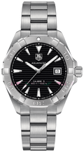  Shop Authentic Tag Heuer Aquaracer Automatic Black Dial Silver Steel Strap Watch for Men - WAY2110.BA0928 - Luxxuri