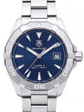  Shop Authentic Tag Heuer Aquaracer Automatic Blue Dial Silver Steel Strap Watch for Men - WAY2112.BA0928 - Luxxuri