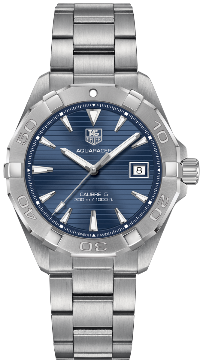 Tag Heuer Aquaracer Blue Dial Watch for Men - WAY2112.BA0928