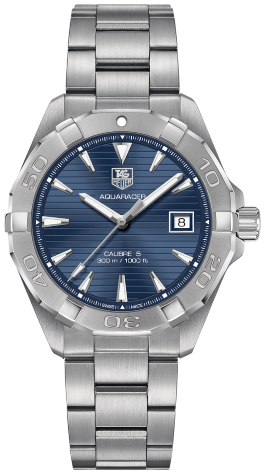 Tag Heuer Aquaracer Blue Dial Watch for Men - WAY2112.BA0928