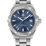  Shop Authentic Tag Heuer Aquaracer Automatic Blue Dial Silver Steel Strap Watch for Men - WAY2112.BA0928 - Luxxuri