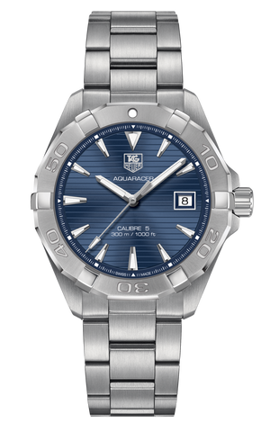  Shop Authentic Tag Heuer Aquaracer Automatic Blue Dial Silver Steel Strap Watch for Men - WAY2112.BA0928 - Luxxuri
