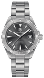  Shop Authentic Tag Heuer Aquaracer Automatic Anthracite Grey Dial Silver Steel Strap Watch for Men - WAY2113.BA0928 - Luxxuri