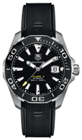  Shop Authentic Tag Heuer Aquaracer Calibre 5 Automatic Black Dial Black Rubber Strap Watch for Men -  WAY211A.FT6151 - Luxxuri