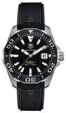  Shop Authentic Tag Heuer Aquaracer Calibre 5 Automatic Black Dial Black Rubber Strap Watch for Men -  WAY211A.FT6151 - Luxxuri