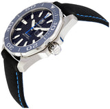  Shop Authentic Tag Heuer Aquaracer Calibre 5 Automatic Black Dial Black Nylon Strap Watch for Men - WAY211B.FC6363 - Luxxuri