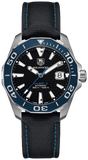  Shop Authentic Tag Heuer Aquaracer Calibre 5 Automatic Black Dial Black Nylon Strap Watch for Men - WAY211B.FC6363 - Luxxuri