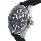  Shop Authentic Tag Heuer Aquaracer Calibre 5 Automatic Black Dial Black Nylon Strap Watch for Men - WAY211B.FC6363 - Luxxuri