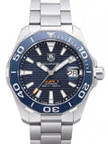  Shop Authentic Tag Heuer Aquaracer Calibre 5 Blue Dial Silver Steel Strap Watch for Men - WAY211C.BA0928 - Luxxuri