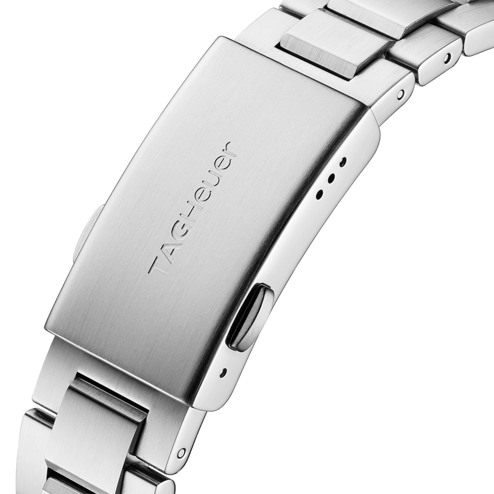  Shop Authentic Tag Heuer Aquaracer Quartz White Dial Silver Steel Strap Watch for Men - WBD1111.BA0928 - Luxxuri