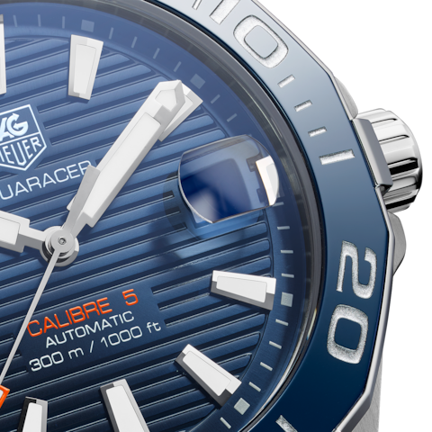  Shop Authentic Tag Heuer Aquaracer Blue Dial Watch for Men - WAY211C.BA0928 - Luxxuri