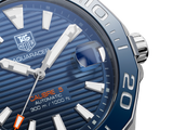  Shop Authentic Tag Heuer Aquaracer Calibre 5 Blue Dial Silver Steel Strap Watch for Men - WAY211C.BA0928 - Luxxuri
