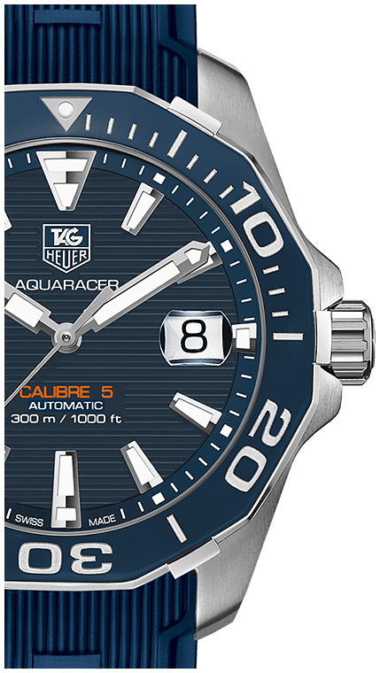  Shop Authentic Tag Heuer Aquaracer Blue Dial Watch for Men -  WAY211C.FT6155 - Luxxuri
