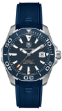  Shop Authentic Tag Heuer Aquaracer Calibre 5 Blue Dial Blue Silicone Strap Watch for Men -  WAY211C.FT6155 - Luxxuri