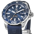  Shop Authentic Tag Heuer Aquaracer Calibre 5 Blue Dial Blue Silicone Strap Watch for Men -  WAY211C.FT6155 - Luxxuri