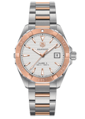  Shop Authentic Tag Heuer Aquaracer Quartz White Dial Silver Strap Watch for Men - WAY1150.BD0911 - Luxxuri
