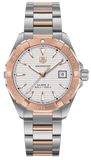  Shop Authentic Tag Heuer Aquaracer Calibre 5 Automatic White Dial Two Tone Steel Strap Watch for Men - WAY2150.BD0911 - Luxxuri