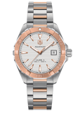  Shop Authentic Tag Heuer Aquaracer Quartz White Dial Silver Strap Watch for Men - WAY1150.BD0911 - Luxxuri