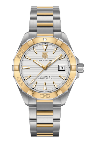  Shop Authentic Tag Heuer Aquaracer Automatic White Dial Two Tone Steel Strap Watch for Men - WAY2151.BD0912 - Luxxuri