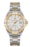  Shop Authentic Tag Heuer Aquaracer Automatic White Dial Two Tone Steel Strap Watch for Men - WAY2151.BD0912 - Luxxuri