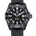 Tag Heuer Aquaracer Calibre 5 Automatic Black Dial Black Nylon Strap Watch for Men - WAY218A.FC6362