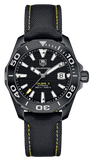  Shop Authentic Tag Heuer Aquaracer Calibre 5 Automatic Black Dial Black Nylon Strap Watch for Men - WAY218A.FC6362 - Luxxuri