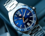  Shop Authentic Tag Heuer Formula 1 Quartz Blue Dial Silver Steel Strap Watch for Men - WAZ1010.BA0842 - Luxxuri