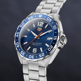  Shop Authentic Tag Heuer Formula 1 Quartz Blue Dial Silver Steel Strap Watch for Men - WAZ1010.BA0842 - Luxxuri