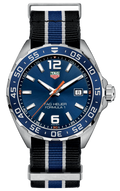 Tag Heuer Formula 1 Quartz Blue Dial Two Tone NATO Strap Watch for Men - WAZ1010.FC8197