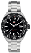 Tag Heuer Formula 1 Quartz Black Dial Silver Steel Strap Watch for Men - WAZ1110.BA0875