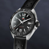  Shop Authentic Tag Heuer Formula 1 Quartz Black Dial Black Rubber Strap Watch for Men - WAZ1110.FT8023 - Luxxuri
