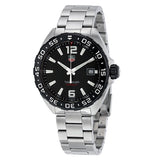  Shop Authentic Tag Heuer Formula 1 Quartz Black Dial Silver Steel Strap Watch for Men - WAZ1110.BA0875 - Luxxuri