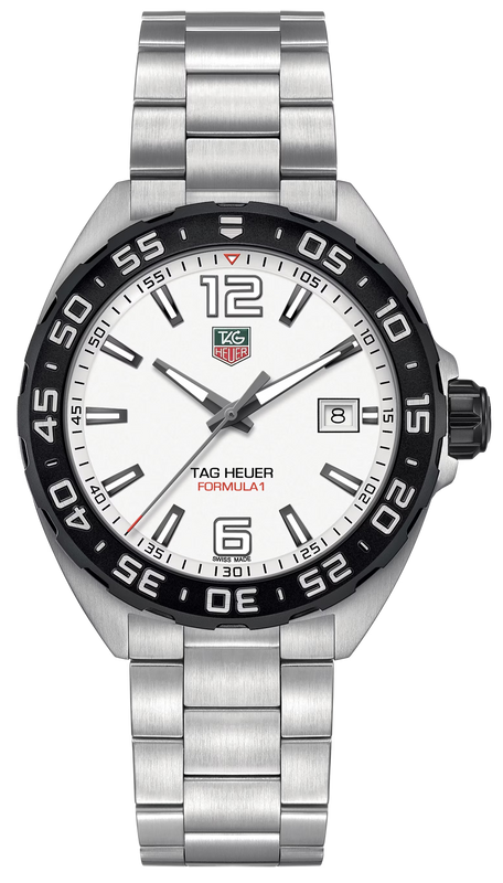  Shop Authentic Tag Heuer Formula 1 White Dial Silver Steel Strap Watch for Men - WAZ1111.BA0875 - Luxxuri