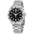  Shop Authentic Tag Heuer Formula 1 Stainless Steel 41mm Black Dial Silver Steel Strap Watch for Men - WAZ1112.BA0875 - Luxxuri