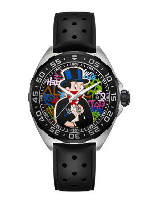  Shop Authentic Tag Heuer Formula 1 Alec Monopoly Special Edition Black Rubber Strap Watch for Men - WAZ1117.FT8023 - Luxxuri