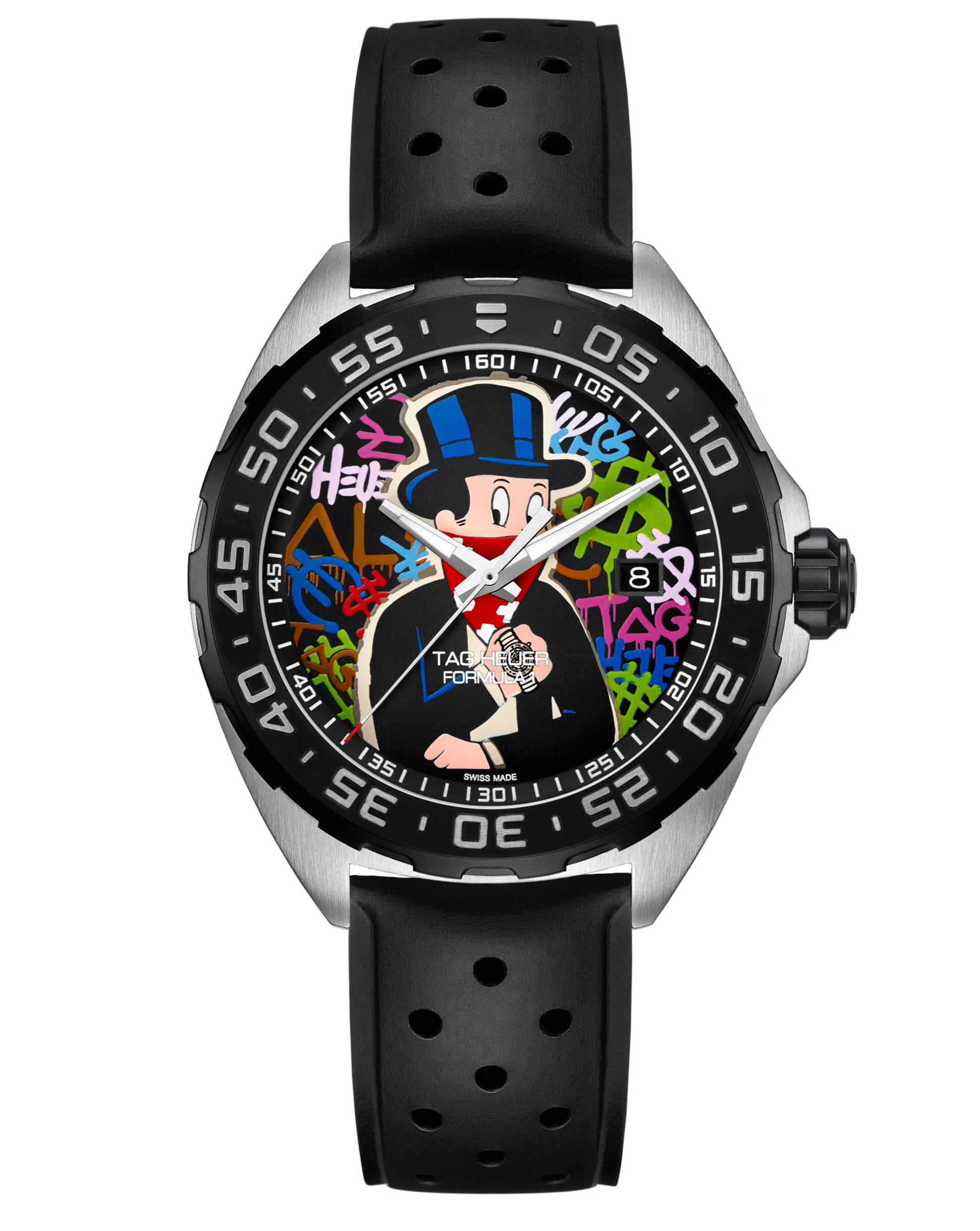  Shop Authentic Tag Heuer Formula 1 Alec Monopoly Black Dial Watch for Men - WAZ1117.FT8023 - Luxxuri