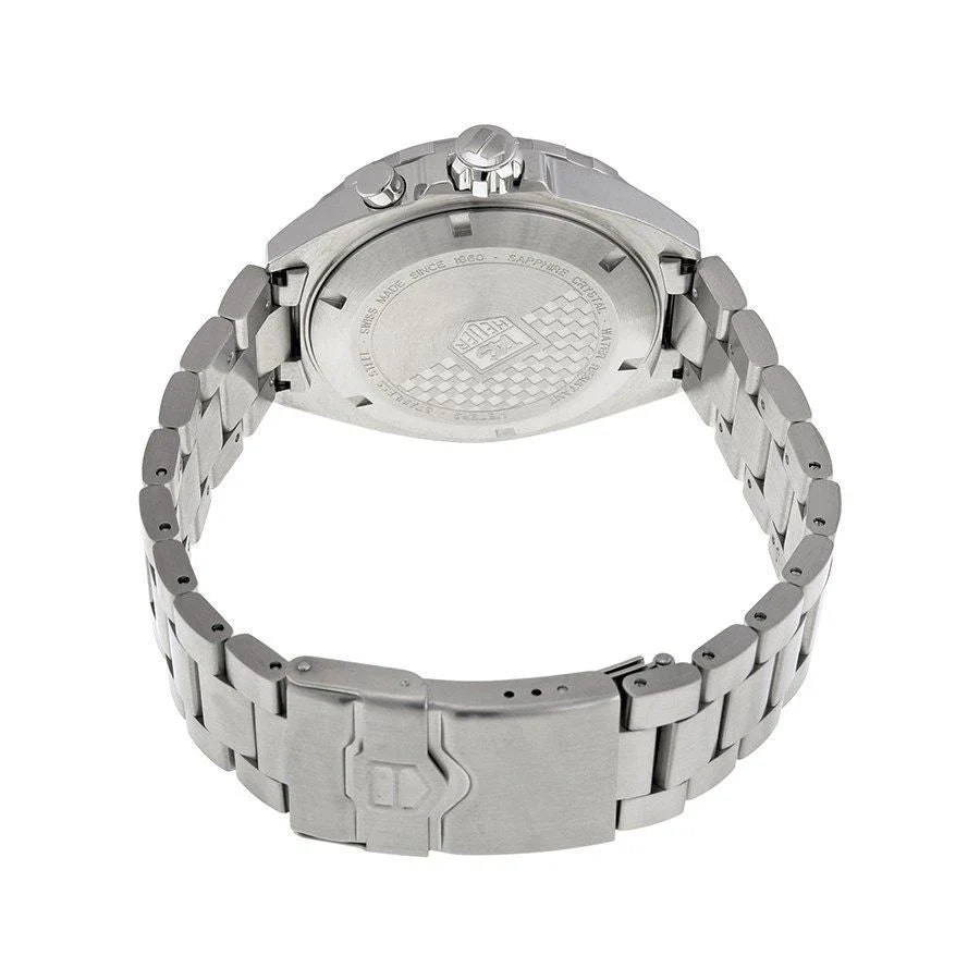 Tag Heuer Formula 1 Black Dial Silver Steel Strap Watch for Men - WAZ111A.BA0875