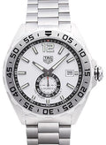  Shop Authentic Tag Heuer Formula 1 Calibre 6 Automatic White Dial Silver Steel Strap Watch for Men - WAZ2013.BA0842 - Luxxuri