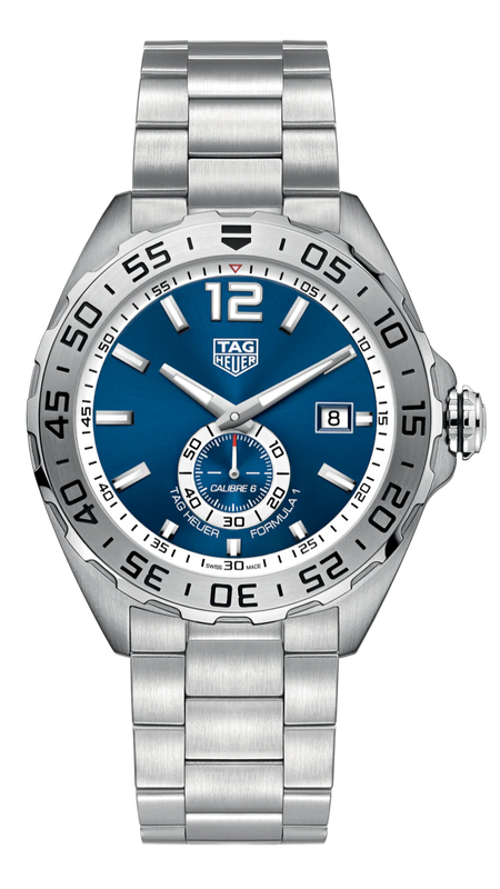  Shop Authentic Tag Heuer Formula 1 Calibre 6 Automatic Blue Dial Silver Steel Strap Watch for Men - WAZ2014.BA0842 - Luxxuri