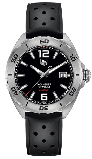  Shop Authentic Tag Heuer Formula 1 Automatic Black Dial Black Rubber Strap Watch for Men - WAZ2113.FT8023 - Luxxuri
