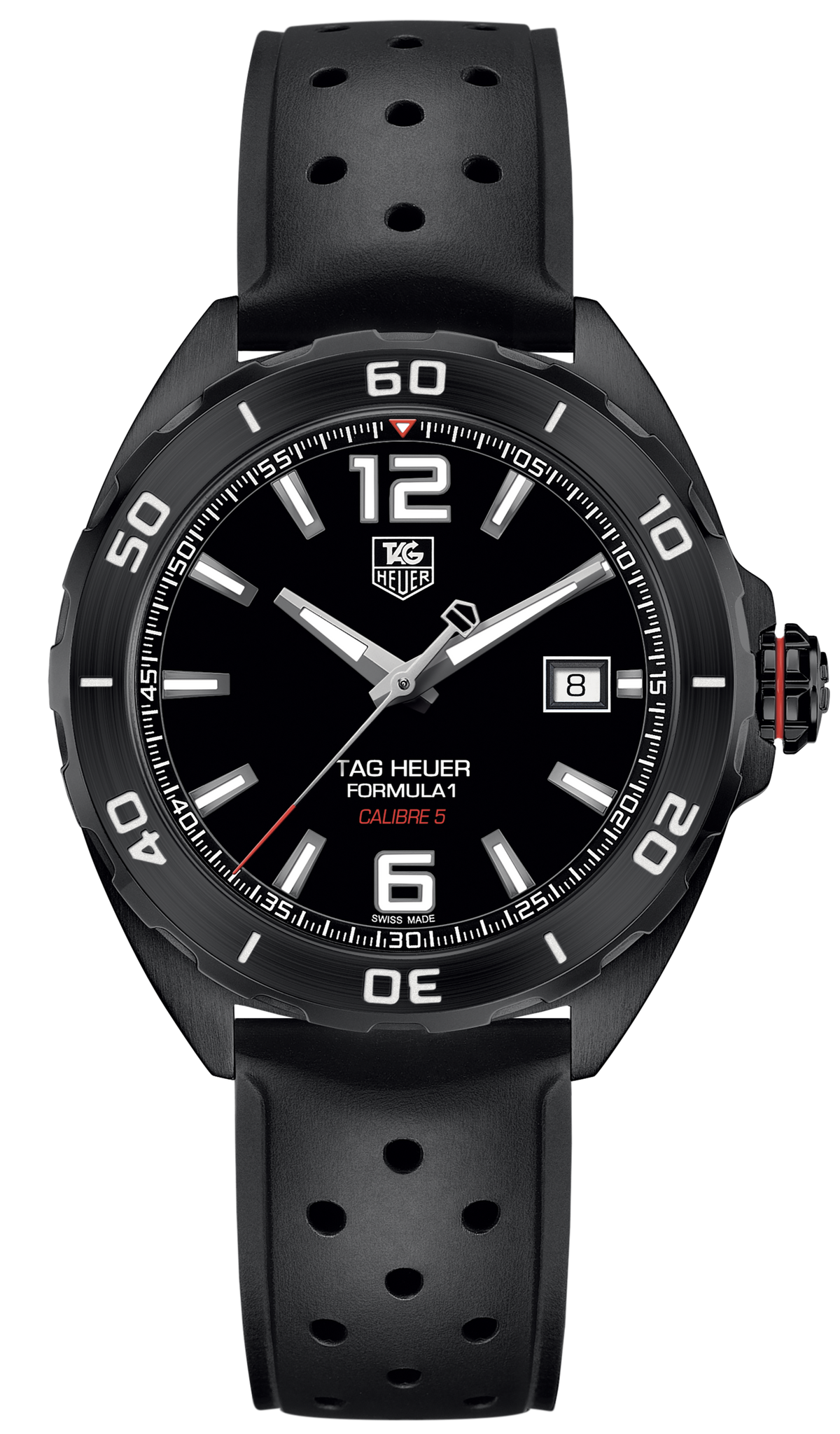  Shop Authentic Tag Heuer Formula 1 Automatic Black Dial Black Rubber Strap Watch for Men - WAZ2115.FT8023 - Luxxuri