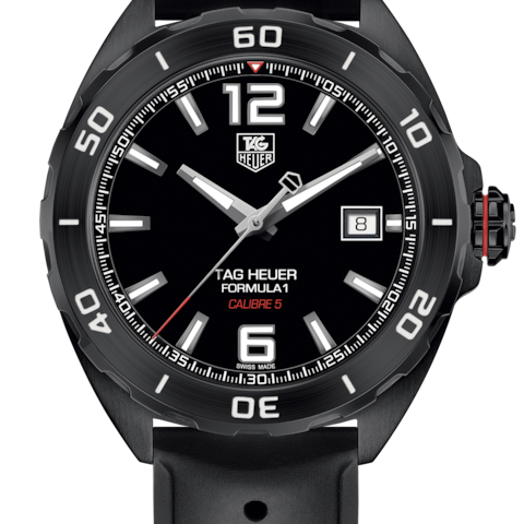 Shop Authentic Tag Heuer Formula 1 Automatic Black Dial Black Rubber Strap Watch for Men - WAZ2115.FT8023 - Luxxuri